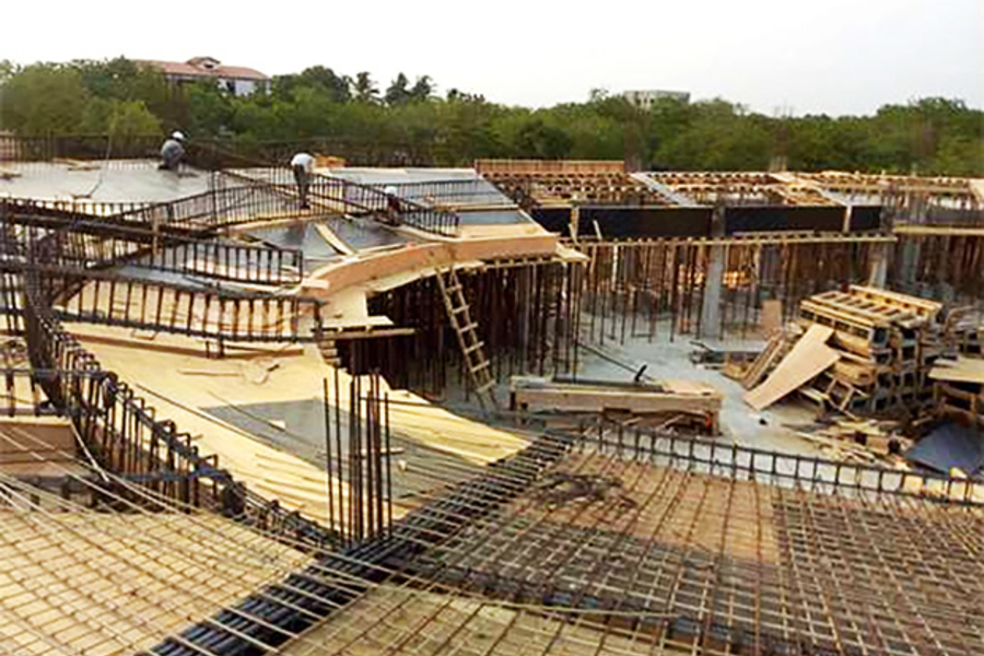 Constraction of a Church, Madina, Greater Accra
