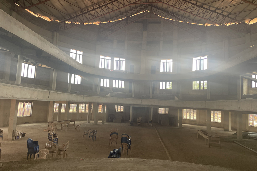 Constraction of a Church, Madina, Greater Accra